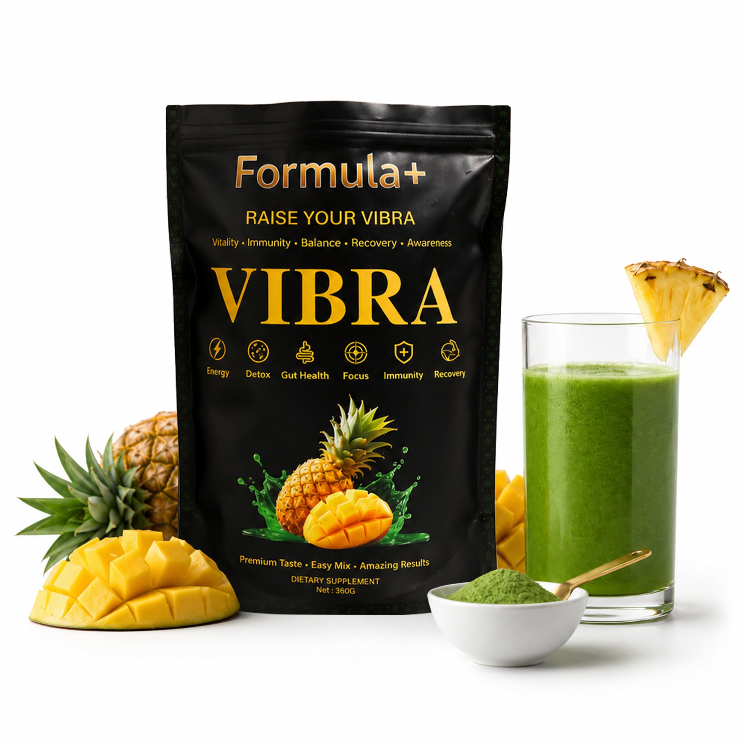 VIBRA Daily Greens | Energy, Focus & Daily Wellness