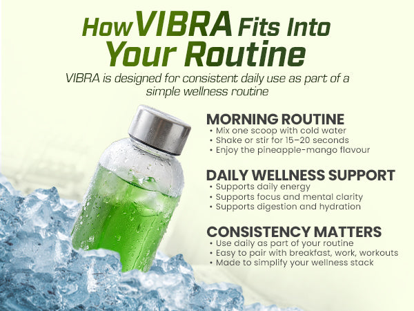 VIBRA Daily Greens | Energy, Focus & Daily Wellness