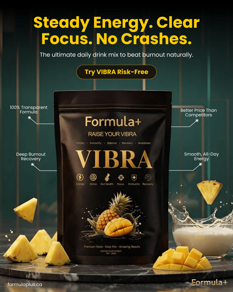 VIBRA Daily Greens | Energy, Focus & Burnout - FORMULA+
