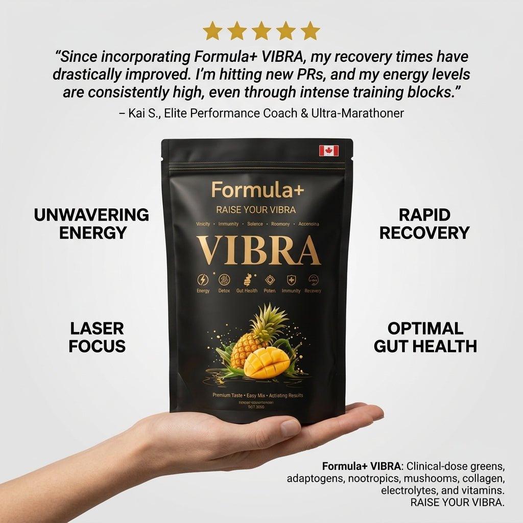 VIBRA Daily Greens | Energy, Focus & Burnout - FORMULA+